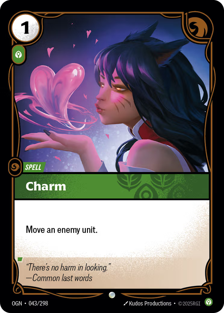 Riftbound: League of Legends TCG: Charm - EN - OGN-043/298 (Origins, C)