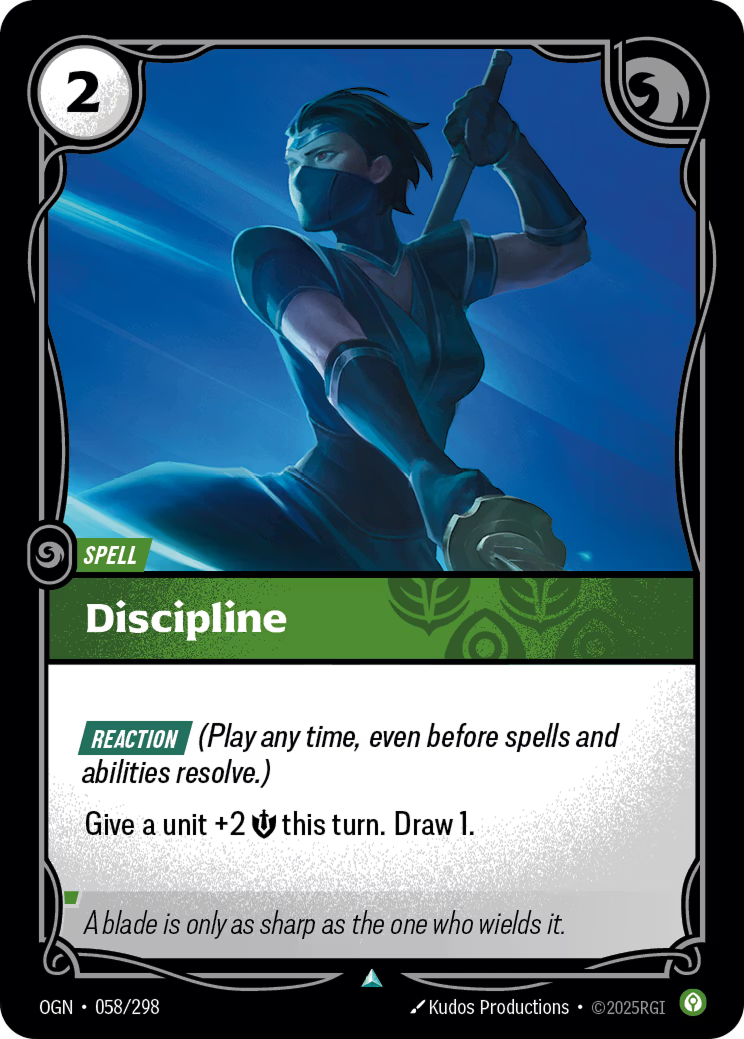 Riftbound: League of Legends TCG: Discipline - EN - OGN-058/298 (Origins, UC)