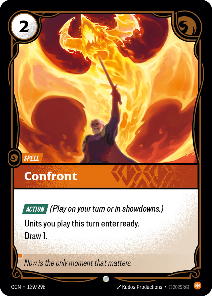 Riftbound: League of Legends TCG: Confront - EN - OGN-129/298 (Origins, C)