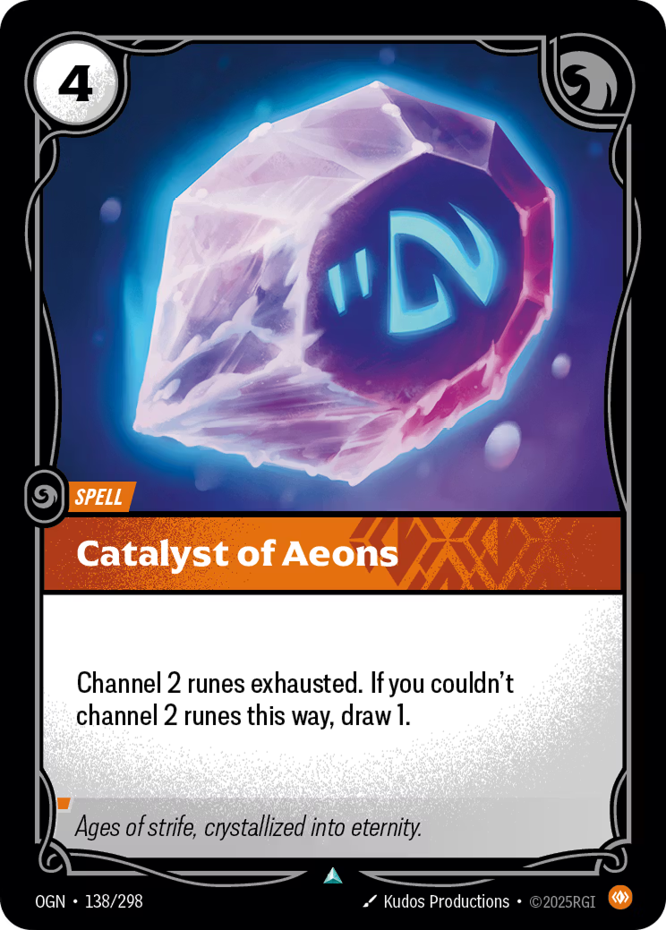 Riftbound: League of Legends TCG: Catalyst of Aeons - EN - OGN-138/298 (Origins, UC)