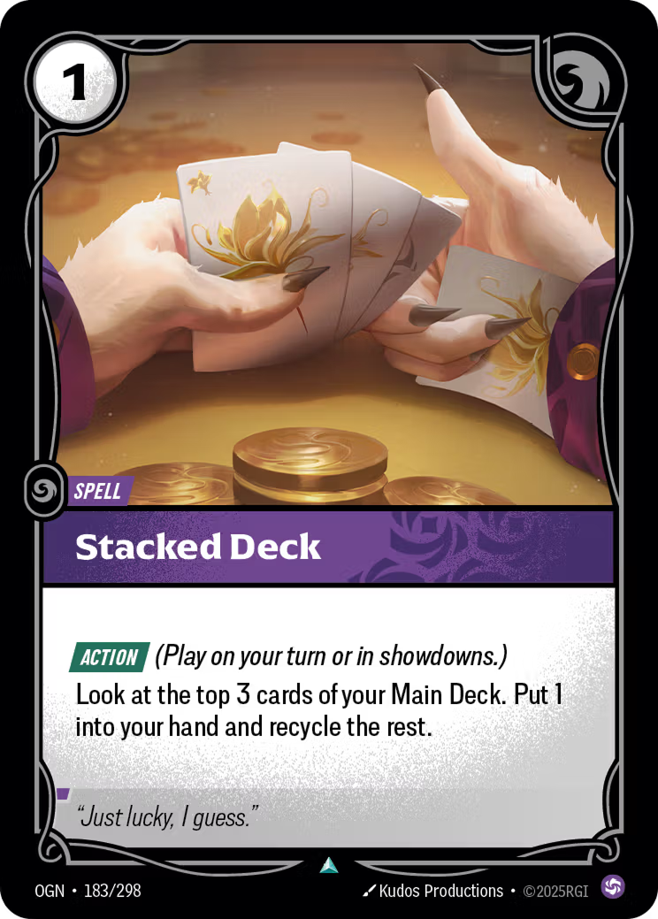 Riftbound: League of Legends TCG: Stacked Deck - EN - OGN-183/298 (Origins, UC)