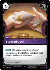 Riftbound: League of Legends TCG: Stacked Deck - EN - OGN-183/298 (Origins, UC)