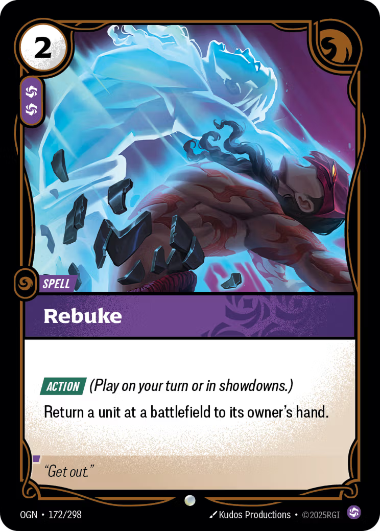 Riftbound: League of Legends TCG: Rebuke - EN - OGN-172/298 (Origins, C)