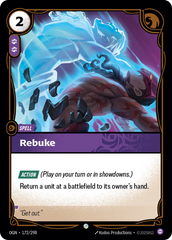 Riftbound: League of Legends TCG: Rebuke - EN - OGN-172/298 (Origins, C)