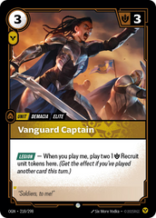 Riftbound: League of Legends TCG: Vanguard Captain - EN - OGN-218/298 (Origins, C)