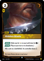Riftbound: League of Legends TCG: Hidden Blade - EN - OGN-213/298 (Origins, C)