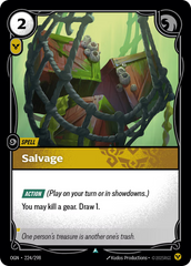 Riftbound: League of Legends TCG: Salvage - EN - OGN-224/298 (Origins, UC)