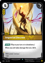 Riftbound: League of Legends TCG: Imperial Decree - EN - OGN-221/298 (Origins, UC)