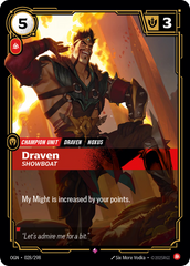 Riftbound: League of Legends TCG: Draven, Showboat - EN - OGN-028/298 (Origins, R)