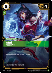 Riftbound: League of Legends TCG: Ahri, Alluring - EN - OGN-066/298 (Origins, R)