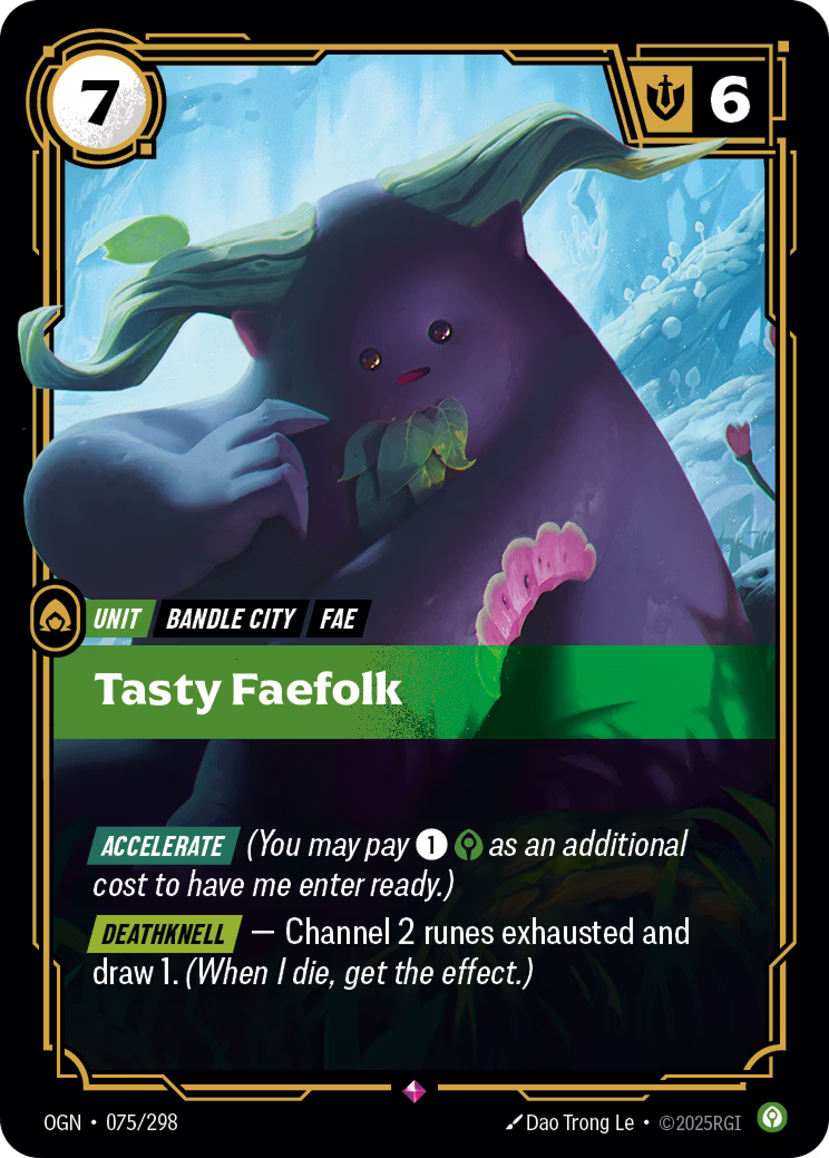 Riftbound: League of Legends TCG: Tasty Faefolk - EN - OGN-075/298 (Origins, R)