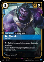 Riftbound: League of Legends TCG: Dr. Mundo, Expert - EN - OGN-109/298 (Origins, R)