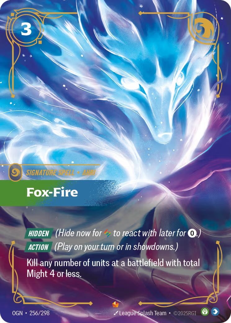 Riftbound: League of Legends TCG: Fox-Fire - EN - OGN-256/298 (Origins, E)