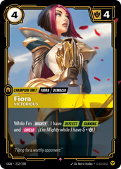 Riftbound: League of Legends TCG: Fiora, Victorious - EN - OGN-232/298 (Origins, R)