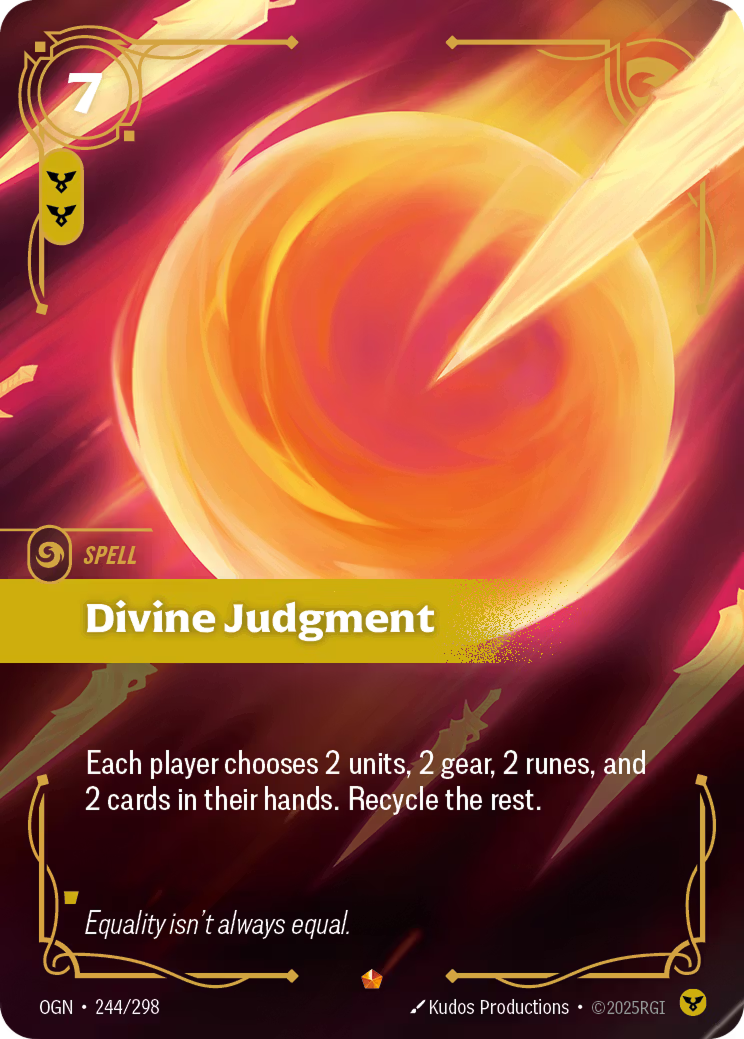 Riftbound: League of Legends TCG: Divine Judgment - EN - OGN-244/298 (Origins, E)