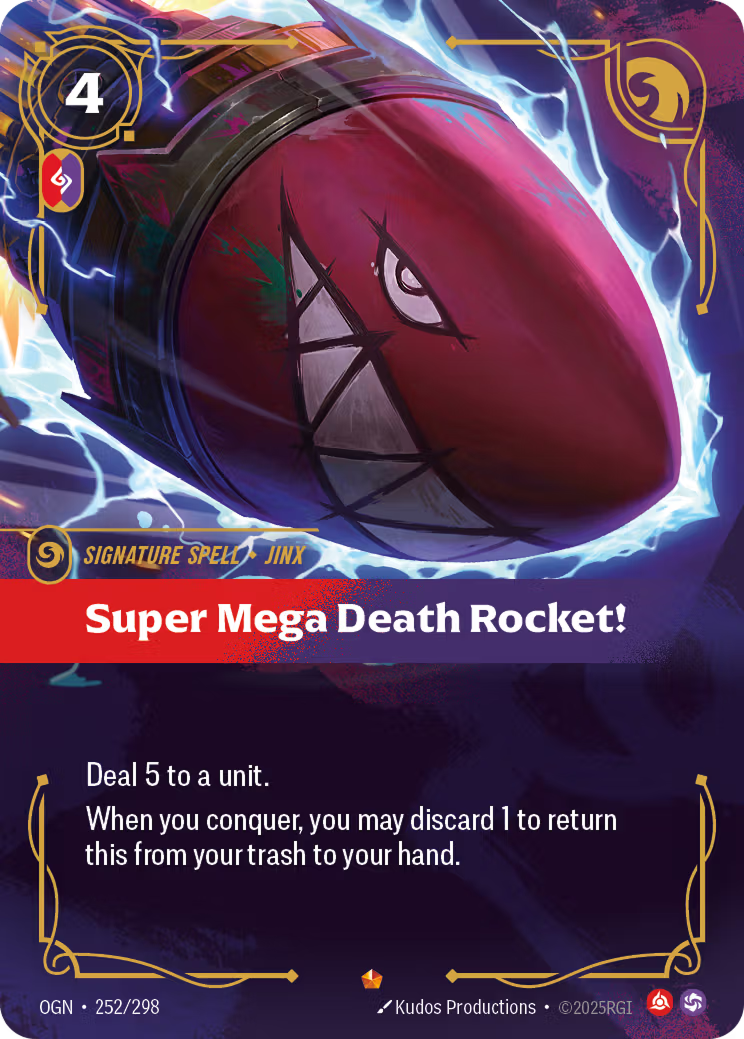 Riftbound: League of Legends TCG: Super Mega Death Rocket! - EN - OGN-252/298 (Origins, E)