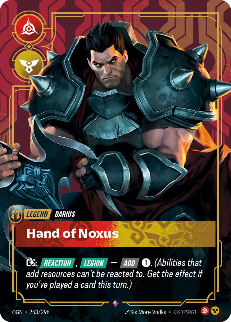 Riftbound: League of Legends TCG: Hand of Noxus - EN - OGN-253/298 (Origins, R)