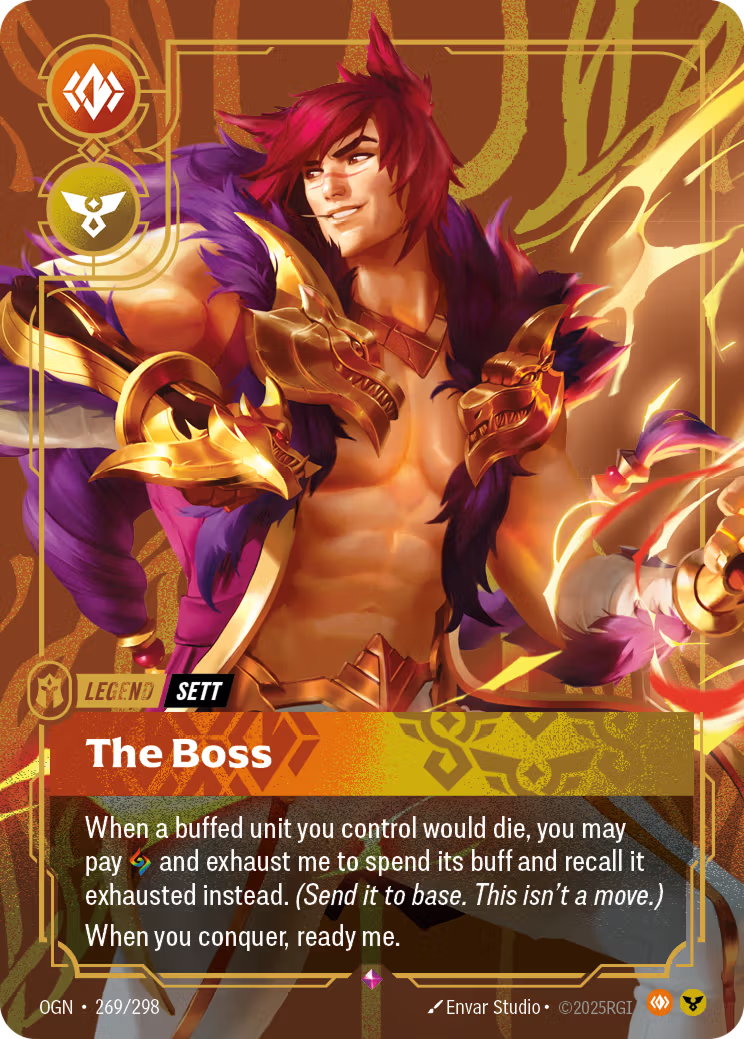 Riftbound: League of Legends TCG: The Boss - EN - OGN-269/298 (Origins, R)