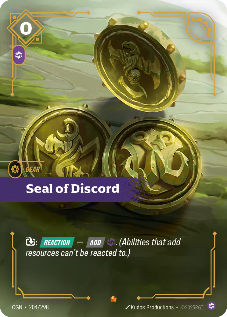 Riftbound: League of Legends TCG: Seal of Discord - EN - OGN-204/298 (Origins, E)