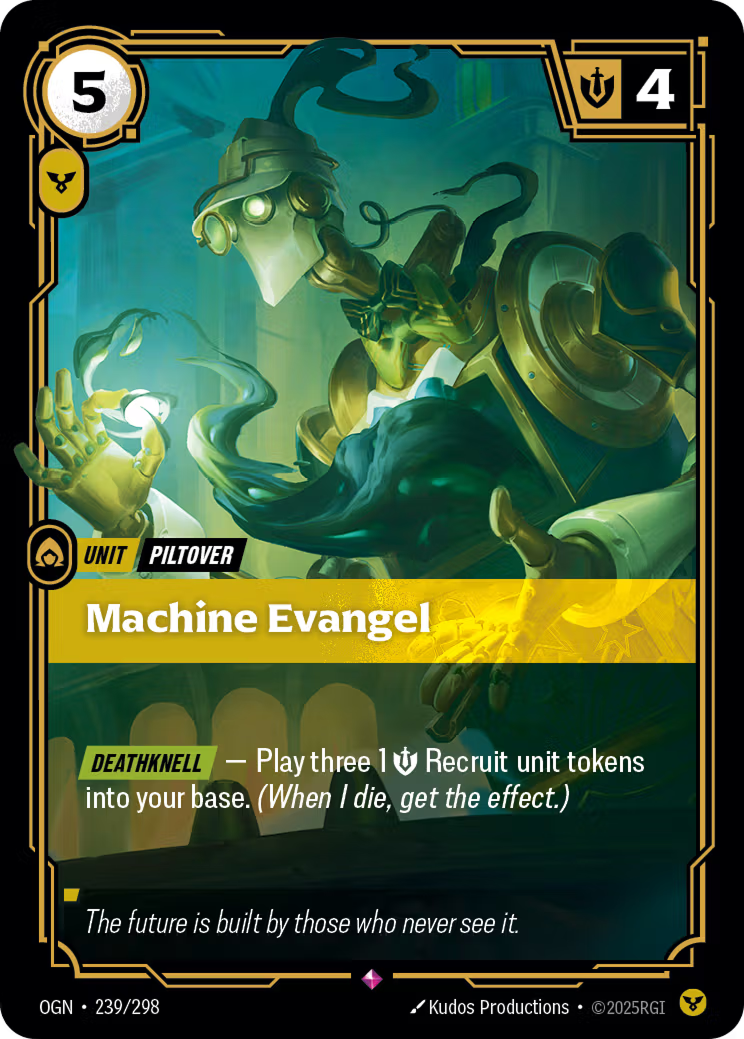 Riftbound: League of Legends TCG: Machine Evangel - EN - OGN-239/298 (Origins, R)