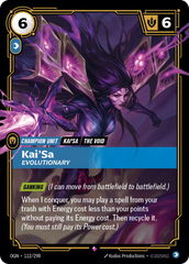Riftbound: League of Legends TCG: Kai'Sa, Evolutionary - EN - OGN-112/298 (Origins, R)