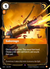 Riftbound: League of Legends TCG: Sabotage - EN - OGN-156/298 (Origins, R)