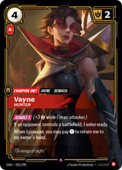 Riftbound: League of Legends TCG: Vayne, Hunter - EN - OGN-035/298 (Origins, R)
