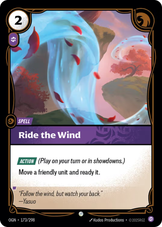 Riftbound: League of Legends TCG: Ride the Wind - EN - OGN-173/298 (Origins, C)