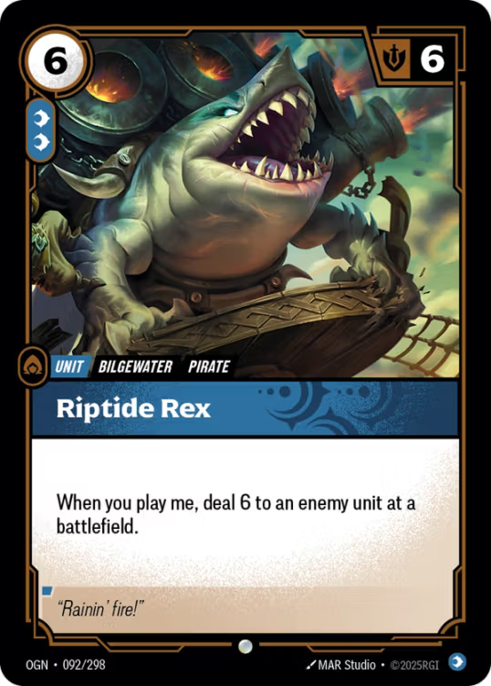 Riftbound: League of Legends TCG: Riptide Rex - EN - OGN-095/298 (Origins, C)