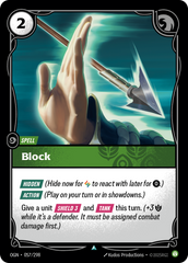 Riftbound: League of Legends TCG: Block - EN - OGN-057/298 (Origins, UC)