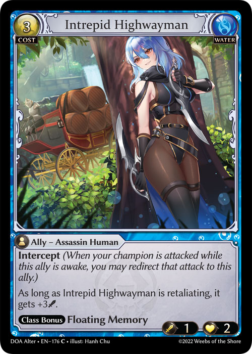 Grand Archive TCG: Intrepid Highwayman - EN-176 (Dawn of Ashes, C)