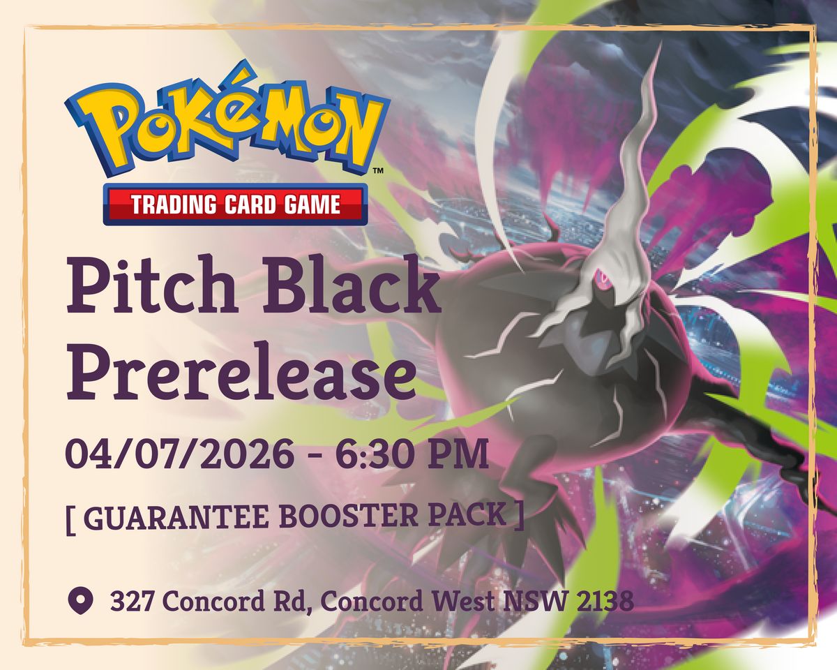 Pokemon TCG Pitch Black Prerelease Ticket