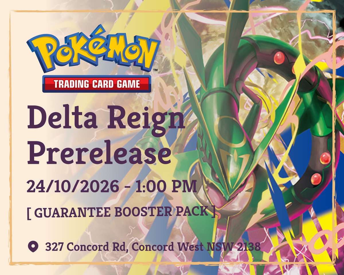 Pokemon TCG Delta Reign Prerelease Ticket