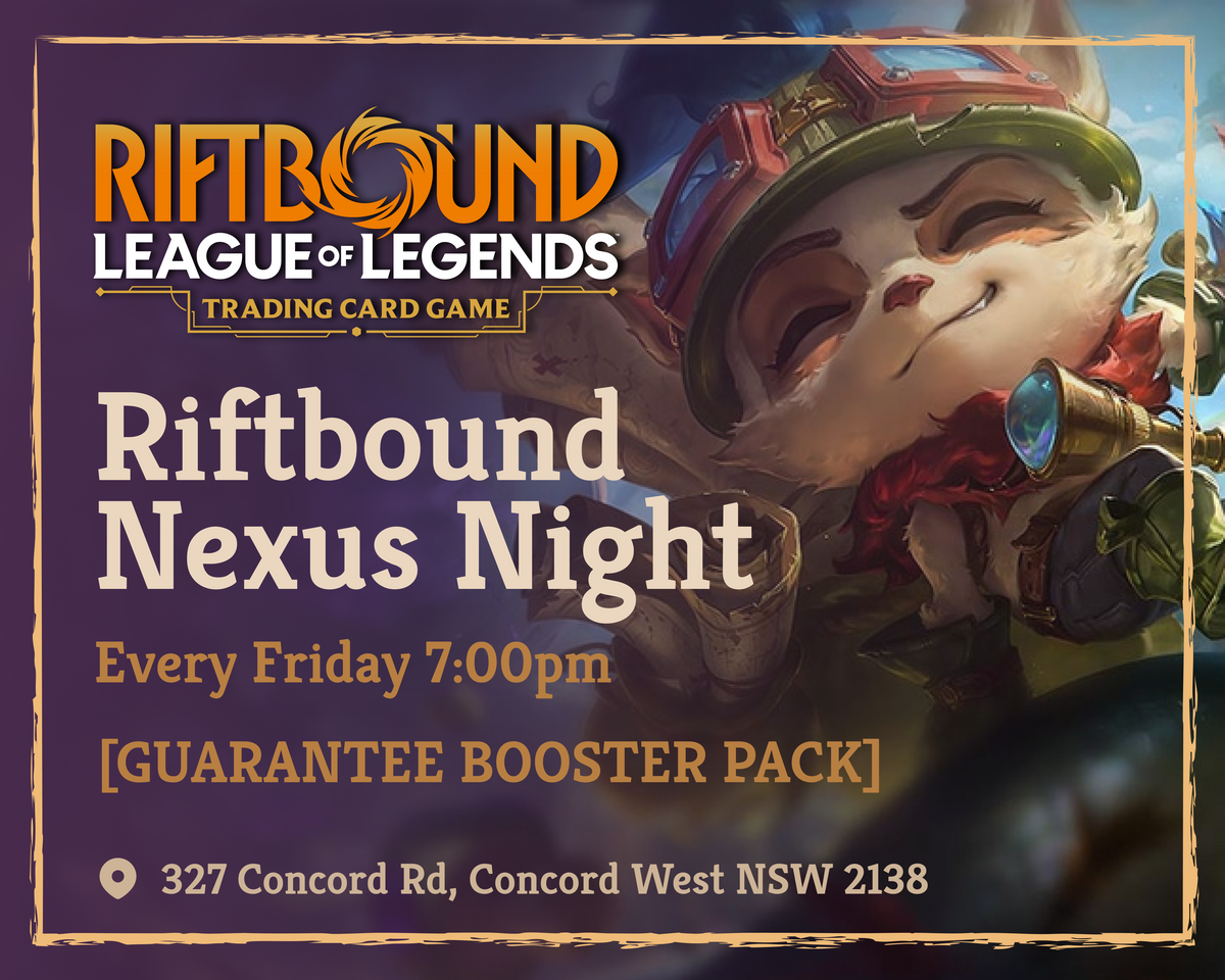 Riftbound: League of Legends TCG Nexus Night Ticket (DO NOT BUY IT INDIVIDUALLY)