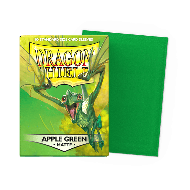 Dragon Shield: Matte - Apple Green - Standard Size - 100 Sleeves
