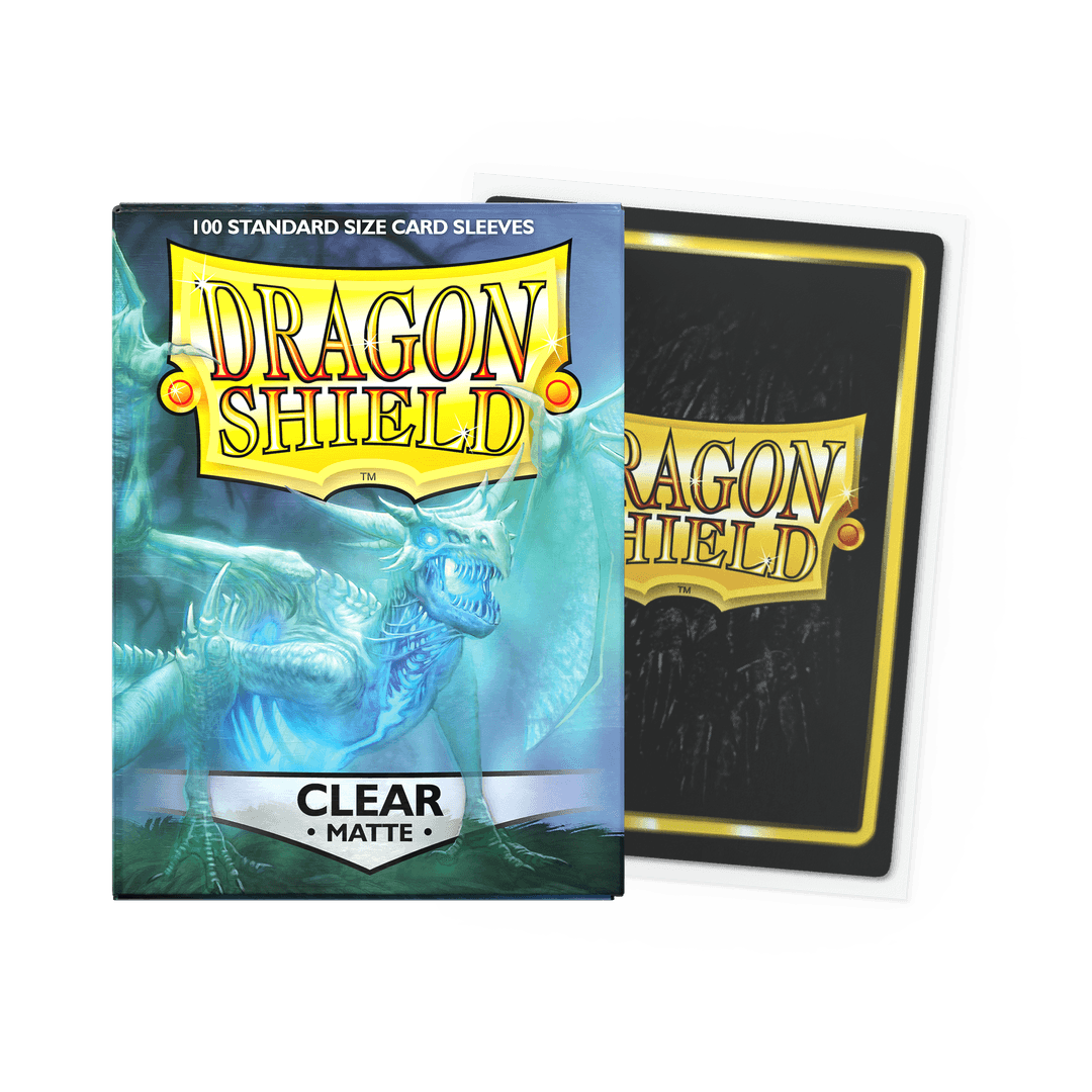 Dragon Shield: Matte - Clear - Standard Size - 100 Sleeves