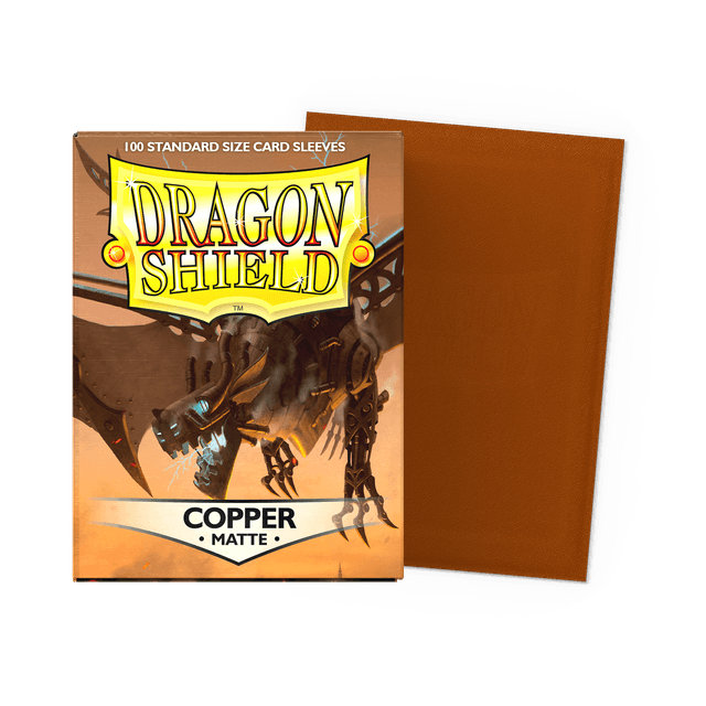 Dragon Shield: Matte - Copper - Standard Size - 100 Sleeves