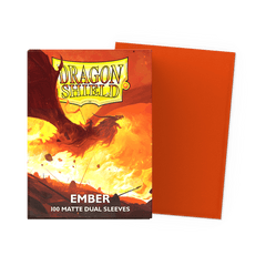 Dragon Shield: Matte Dual - Ember - Standard Size - 100 Sleeves