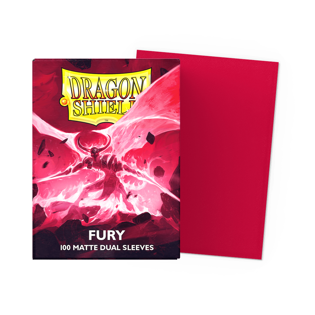 Dragon Shield: Matte Dual - Fury - Standard Size - 100 Sleeves