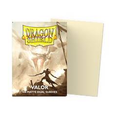 Dragon Shield: Matte Dual - Valor - Standard Size - 100 Sleeves