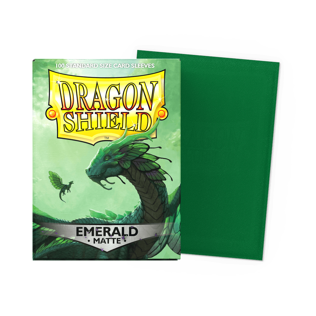 Dragon Shield: Matte - Emerald - Standard Size - 100 Sleeves