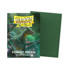 Dragon Shield: Matte - Forest Green - Standard Size - 100 Sleeves