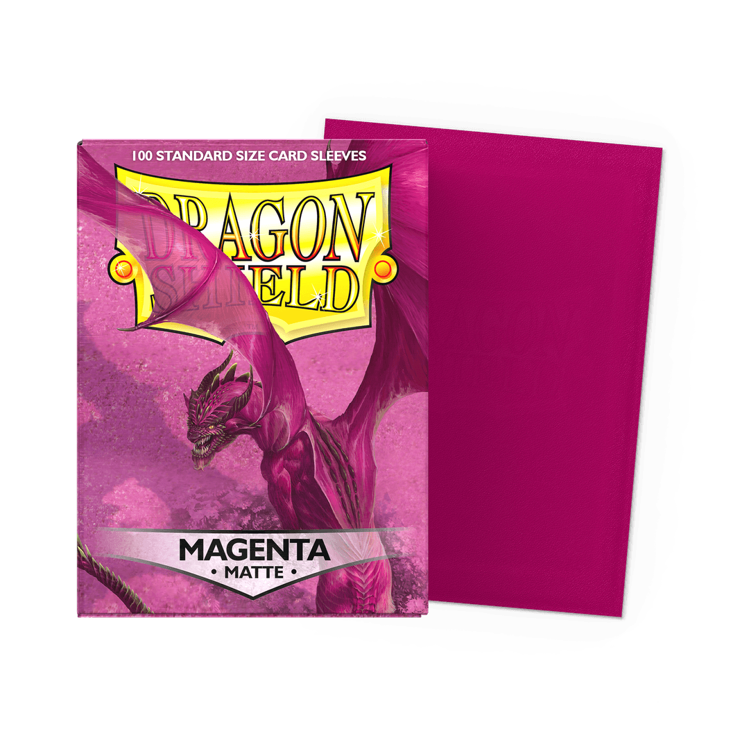 Dragon Shield: Matte - Magenta - Standard Size - 100 Sleeves