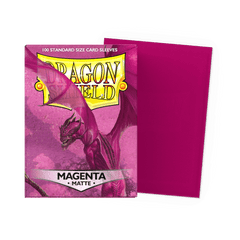 Dragon Shield: Matte - Magenta - Standard Size - 100 Sleeves