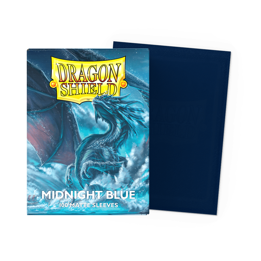 Dragon Shield: Matte - Midnight Blue - Standard Size - 100 Sleeves