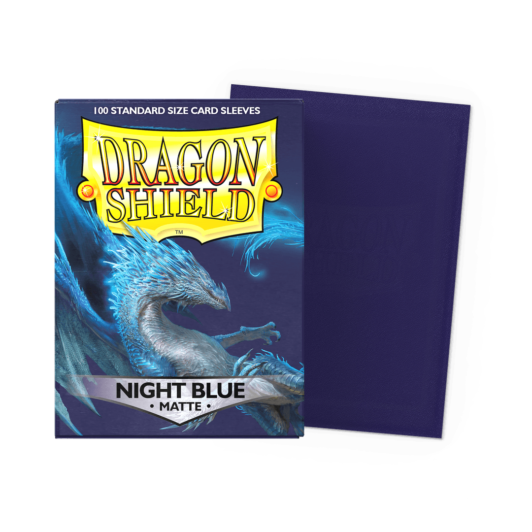 Dragon Shield: Matte - Night Blue - Standard Size - 100 Sleeves