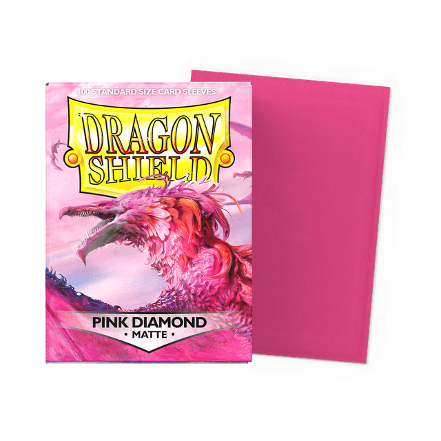 Dragon Shield: Matte - Pink Diamond - Standard Size - 100 Sleeves