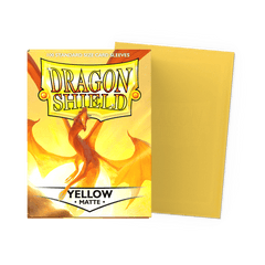 Dragon Shield: Matte - Yellow - Standard Size - 100 Sleeves