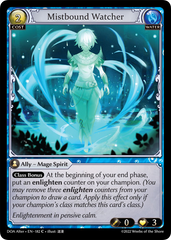 Grand Archive TCG: Mistbound Watcher - EN-182 (Dawn of Ashes, C)