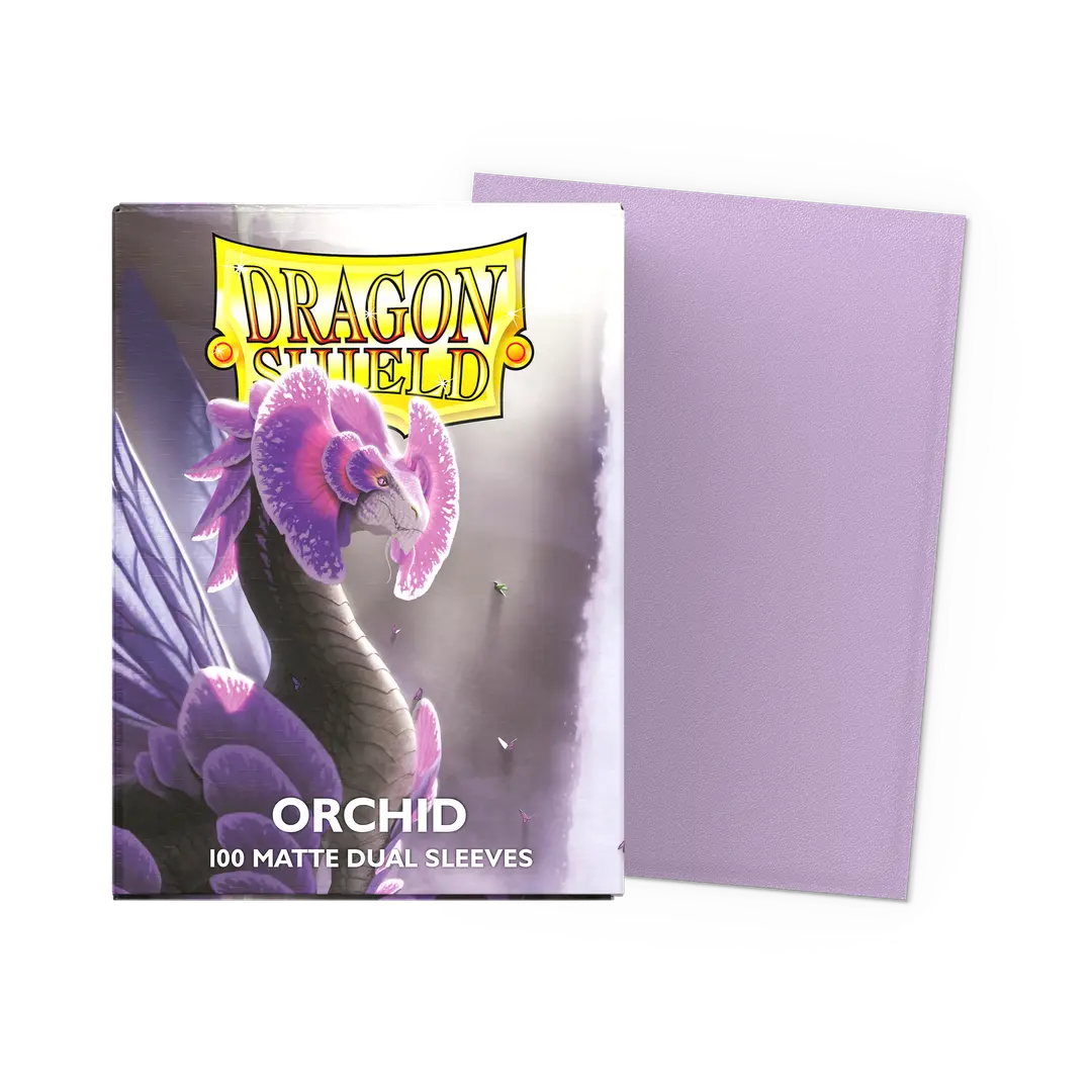 Dragon Shield: Matte Dual - Orchid - Standard Size - 100 Sleeves